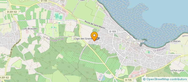 localisation de l'entreprise LESAGIR  LA FLOTTE