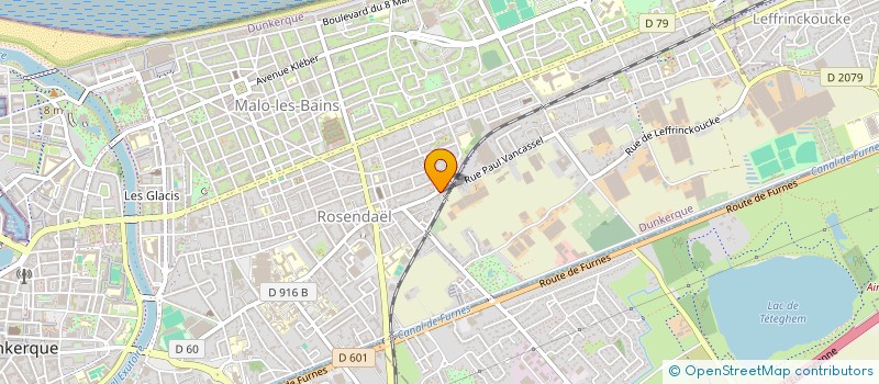 localisation de l'entreprise LESAIN-MEHAYE à DUNKERQUE