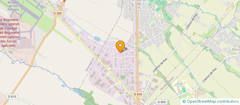 localisation de l'entreprise LESAJP à SERRES-CASTET