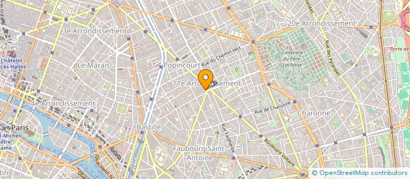 localisation de l'entreprise LESAMA  PARIS