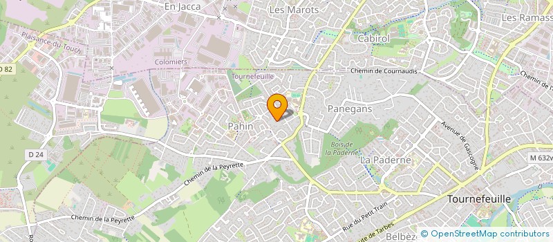 localisation de l'entreprise LESAMI PROD  TOURNEFEUILLE