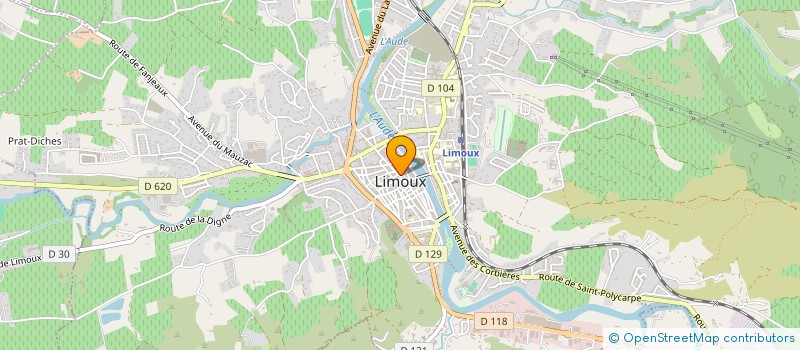 localisation de l'entreprise LESAMISDE LIMOUX 13 CLUB à LIMOUX
