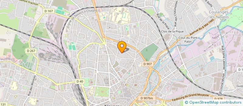localisation de l'entreprise LESARDILLIERSNEVERS à NEVERS