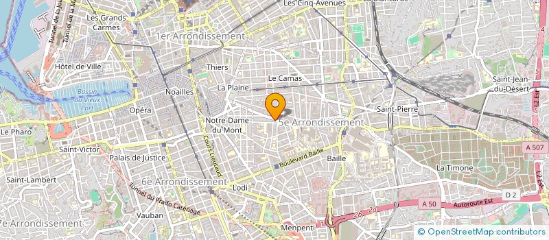localisation de l'entreprise LESARTSEMIX à MARSEILLE