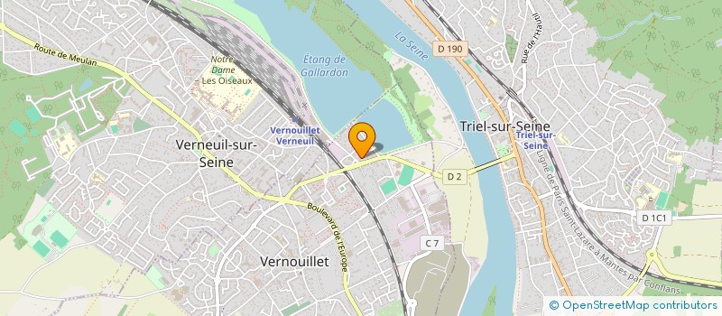 localisation de l'entreprise LESARTSKIDS à VERNOUILLET