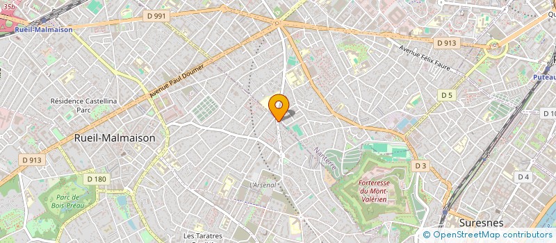 localisation de l'entreprise LESASSOS.COM à RUEIL MALMAISON