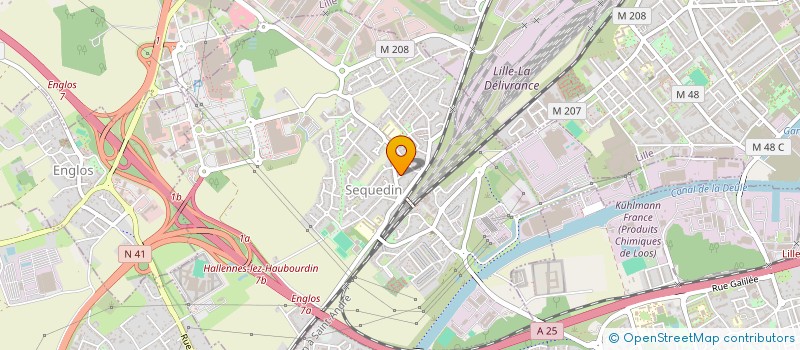 localisation de l'entreprise LESAVE & CO  SEQUEDIN