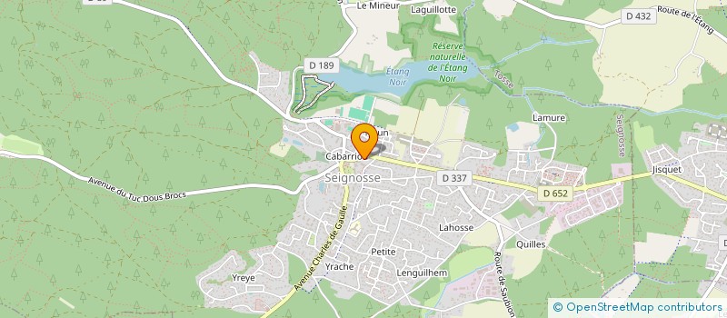 localisation de l'entreprise LESBATS SOCIETE NOUVELLE  SEIGNOSSE