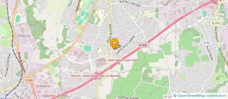 localisation de l'entreprise LESBAUMS  VILLEURBANNE