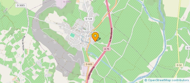 localisation de l'entreprise LESBEL FACADES  LEZIGNAN-LA-CEBE