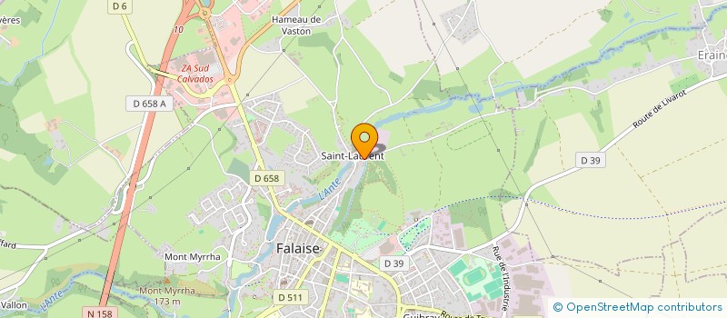 localisation de l'entreprise LESBRASDEFER à FALAISE