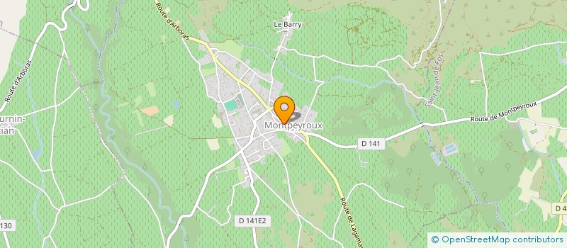 localisation de l'entreprise LESBRIQUESROSES  MONTPEYROUX