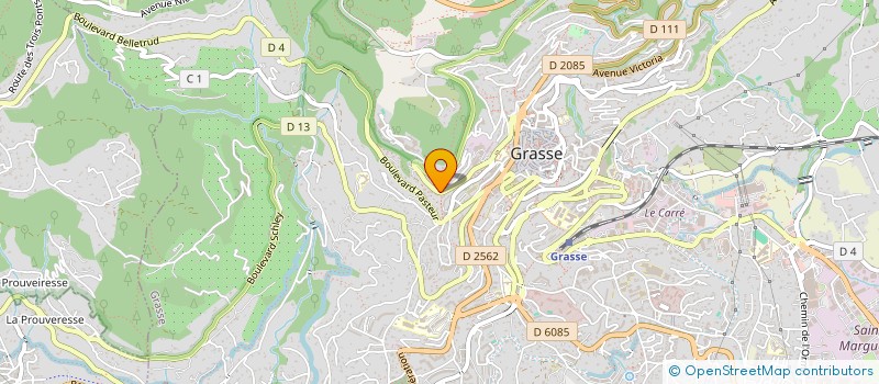 localisation de l'entreprise LESBRIS  GRASSE