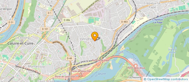 localisation de l'entreprise LESBRUS  CALUIRE-ET-CUIRE