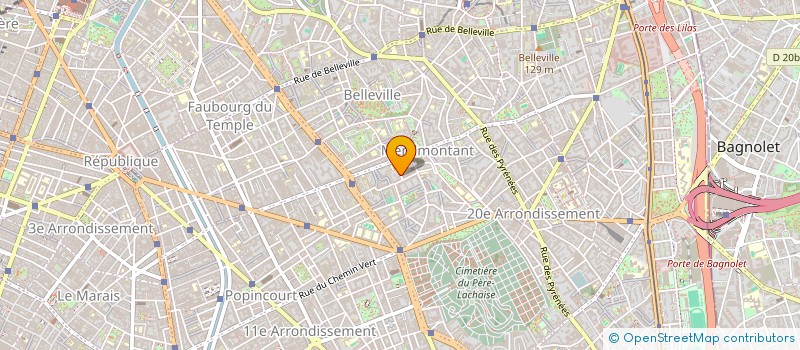 localisation de l'entreprise LESBUDGETSPARTICIPATIFS.FR  PARIS