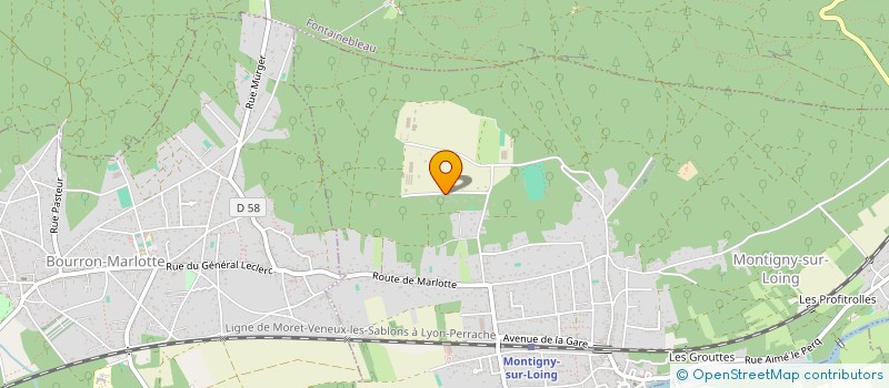 localisation de l'entreprise LESBUTTERFLYS PRODUCTION  MONTIGNY-SUR-LOING