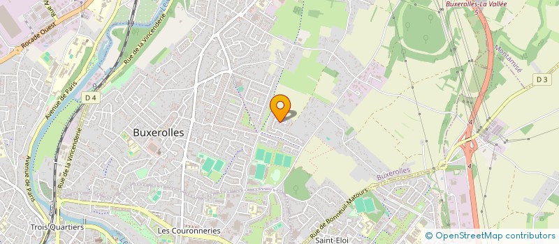 localisation de l'entreprise LESCA  BUXEROLLES