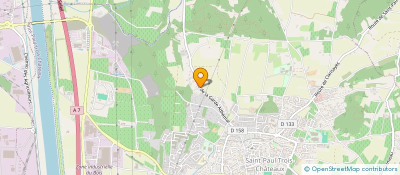localisation de l'entreprise LESCADAS à SAINT-PAUL-TROIS-CHATEAUX