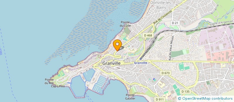 localisation de l'entreprise LESCALE  GRANVILLE