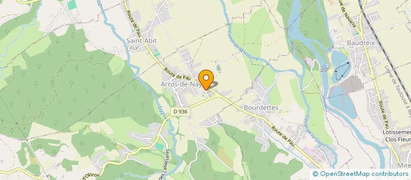 localisation de l'entreprise LESCAR HLP  ARROS-DE-NAY