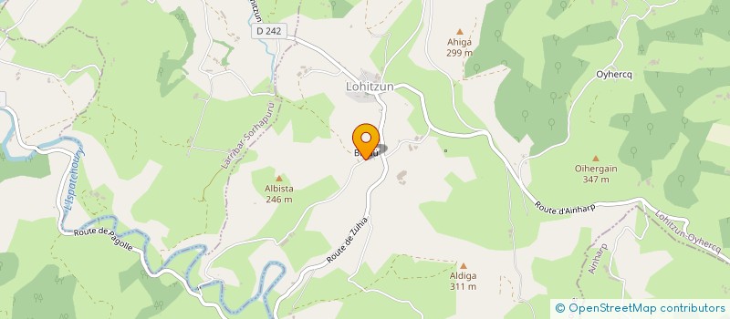 localisation de l'entreprise LESCARAY  LOHITZUN-OYHERCQ