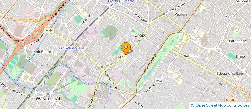 localisation de l'entreprise LESCHANT à CROIX