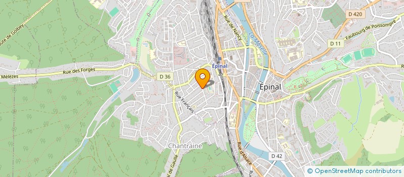 localisation de l'entreprise LESCHASS à EPINAL