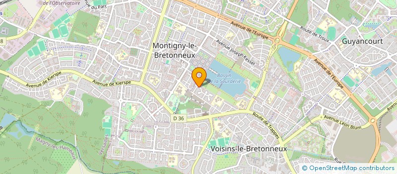 localisation de l'entreprise LESCHAT  VOISINS-LE-BRETONNEUX