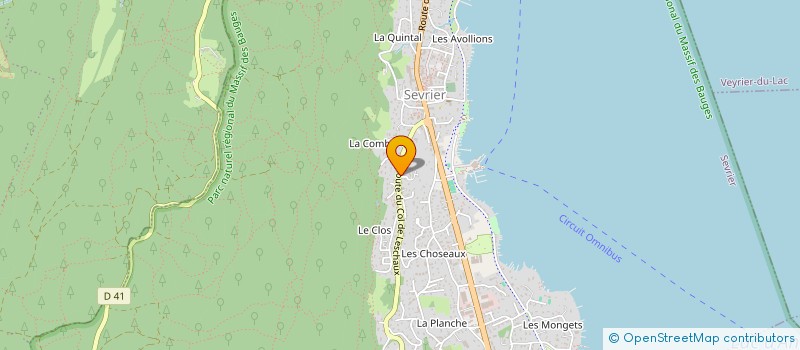localisation de l'entreprise LESCHAUX  SEVRIER