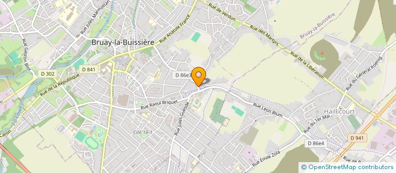 localisation de l'entreprise LESCINQF  BRUAY-LA-BUISSIERE