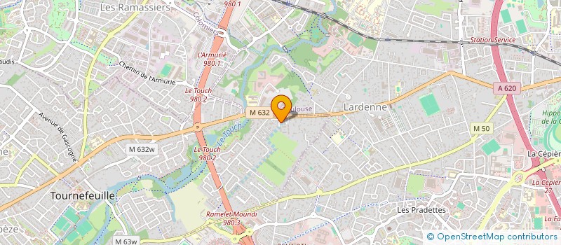 localisation de l'entreprise LESCLOP à TOURNEFEUILLE