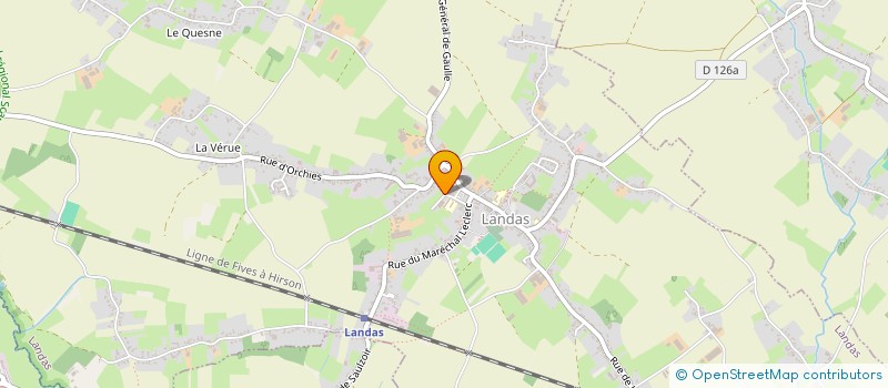 localisation de l'entreprise LESCO  LANDAS