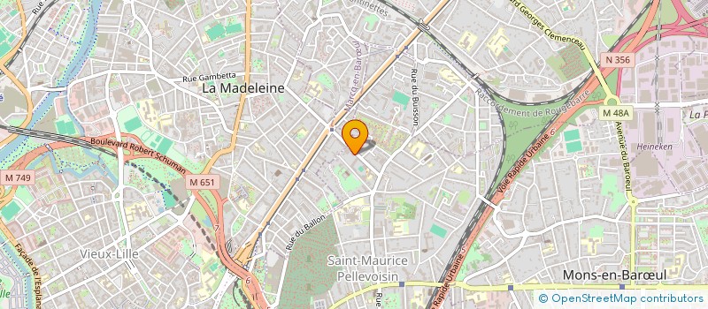 localisation de l'entreprise LESCO à LILLE
