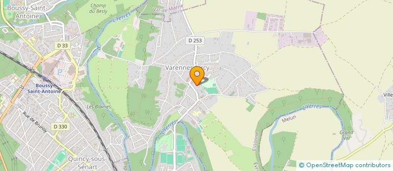 localisation de l'entreprise LESCO  VARENNES-JARCY