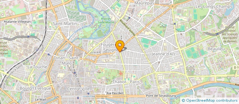 localisation de l'entreprise LESCO PIERRE  RENNES