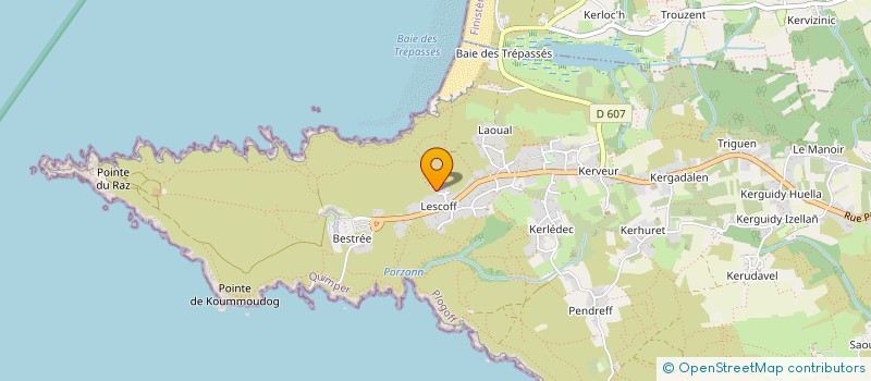 localisation de l'entreprise LESCOFF  PLOGOFF