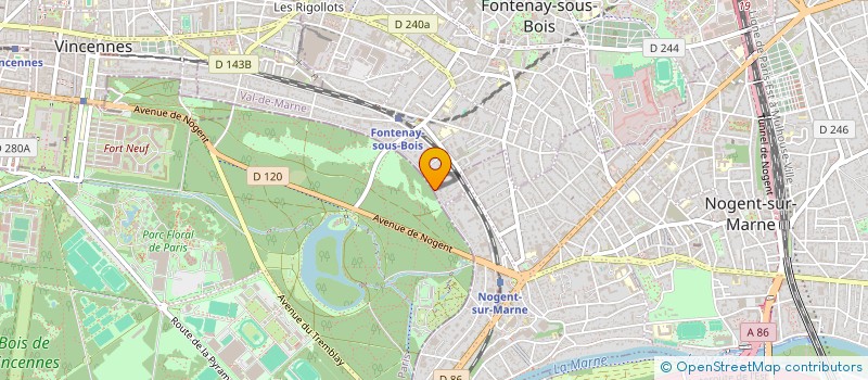 localisation de l'entreprise LESCONDIDE à FONTENAY-SOUS-BOIS