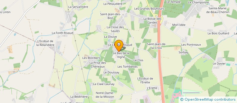 localisation de l'entreprise LESCOPIN  HERIC