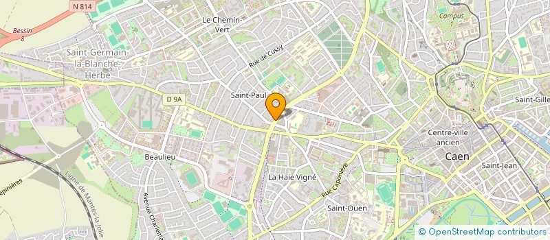 localisation de l'entreprise LESCOT AUDIT-EXPERTISE à CAEN