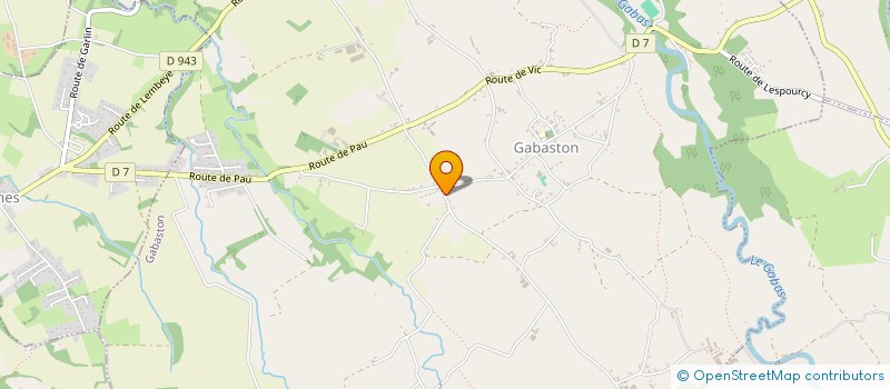 localisation de l'entreprise  LESCOULIE  GABASTON