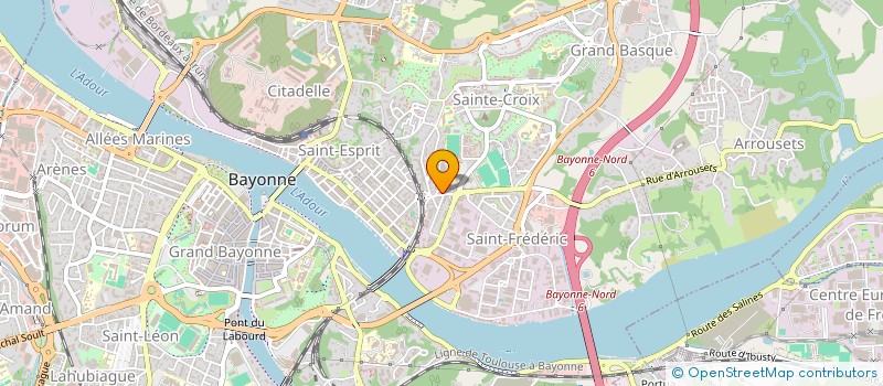 localisation de l'entreprise LESCOULIER SERGE ET CHRISTOPHE à BAYONNE