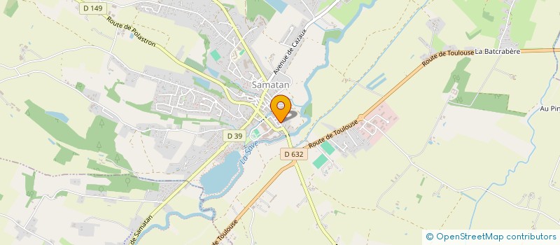 localisation de l'entreprise LESCURAT à SAMATAN