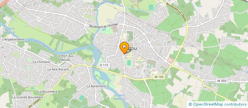 localisation de l'entreprise LESCURE IMMOBILIER  VERTOU