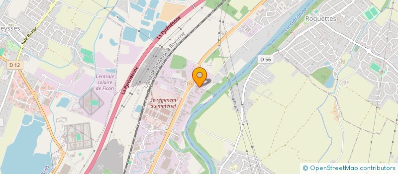 localisation de l'entreprise LESCURE LAGASSE  ROQUES