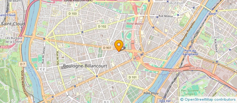 localisation de l'entreprise LESCURE PATRIMOINE à BOULOGNE-BILLANCOURT