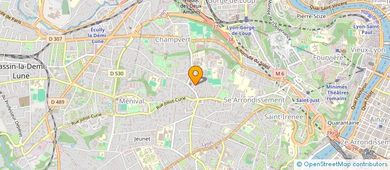 localisation de l'entreprise LESDA  LYON