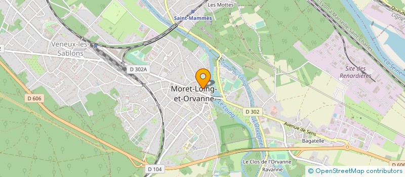 localisation de l'entreprise LESDEMA  MORET-LOING-ET-ORVANNE