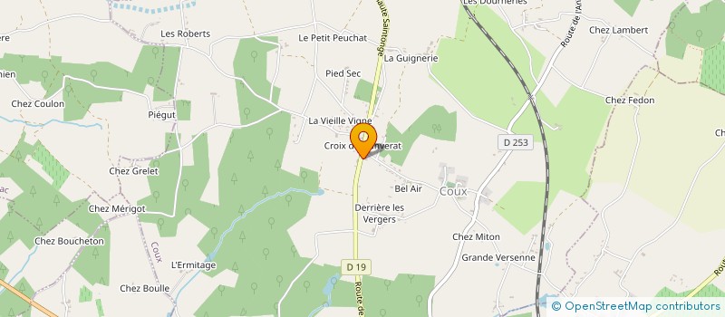 localisation de l'entreprise LESDEMEURESFRANCAISES  COUX