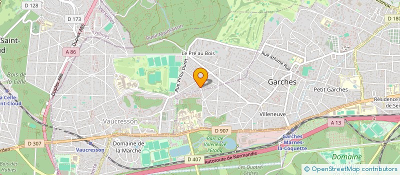 localisation de l'entreprise LESDIAGS.COM  VAUCRESSON