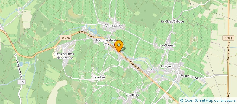 localisation de l'entreprise LESDICES à MERCUREY